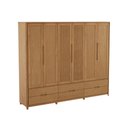 Ver imagem 5 de Guarda Roupa Madeira Maciça 3307U Nest 06 Portas e 06 Gavetas Tauari Finestra