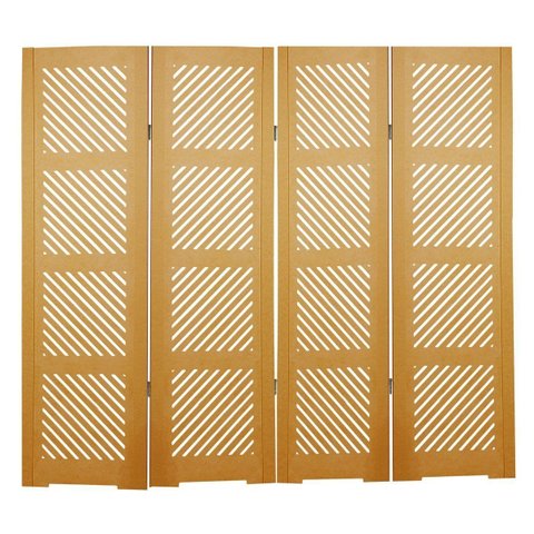 Biombo Ripado 45 4 Folhas sem Pezinhos