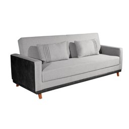 Sofá Cama 3 Lugares 2,05m Reclinável Yara Bom Pastor - 1