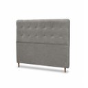 Ver imagem 4 de Cabeceira para Cama Casal Estofada 1,38 ,Mts Liz Vilajo: Suede Camurça