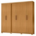 Ver imagem 3 de Cômoda 4 Gavetas New e Guarda Roupa Casal San Diego Carvalho Americano Tx -incorplac