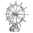 Ver imagem 1 de Pendulo de Newton Roda Gigante Cinético Usb Movimento Perpetuo Decoração de Mesa Geek Nerd:prata