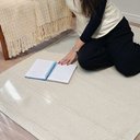 Ver mais imagens de Tapete Artesanal Beira Cama Kilim Maya Marfim 100 x 140