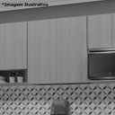 Ver imagem 5 de Armário Aéreo para Cozinha 100% MDF 80 cm 2 Portas Lótus Carvalho/Verde