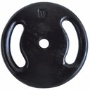 Ver imagem 1 de Anilha Pintada Peso Academia Musculação 10 Kg Preto - Preto