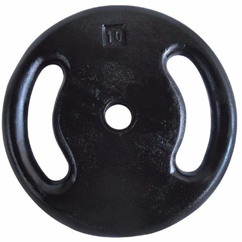 Anilha Pintada Peso Academia Musculação 10 Kg Preto - Preto
