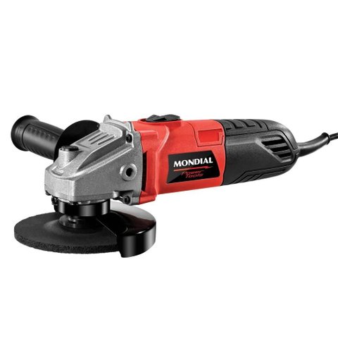 Esmerilhadeira Mondial Velocidade de 12000 Rmp Disco 4½ Push Lock 850w Vermelha 220v - Fes-02
