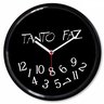 Relogio Parede Tanto Faz Humorado Decorativo Engraçado Preto - 1