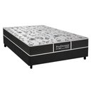 Ver imagem 1 de Cama Box Casal: Colchão Molas Probel Prolastic Sleep + Base CRC Suede Cinza(138x188)