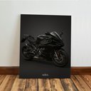 Ver imagem 5 de Kit 3 Quadro Decorativo Moto Esportiva Gp Moderno Luxo Casa Qualidade Premium 28x20cm