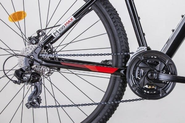Bicicleta Trinx M100 MAX Vermelha + Brinde - 19 " - Vermelho - 4