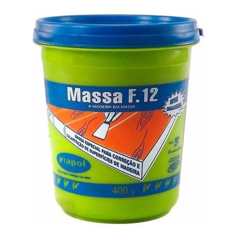 Massa F.12 para Madeira Mogno 400g Viapol