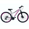 Bicicleta Aro 29 Alfameq Pandora Shimano Disc Susp Aluminio Branco/Pink - 1