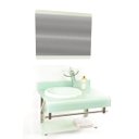 Ver imagem 1 de GABINETE DE VIDRO 70CM FULL CURVADO DUPLO INOX BRANCO