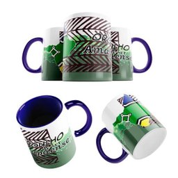 Caneca Azul Bandeira Amapá Orgulho Amapaense - 1