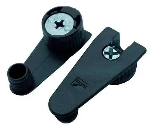 100 VB/Raafix Hettich 36/19 Preto + Parafuso VB Du 279 (Longo) Chapa 18mm Envio Rápido - 11