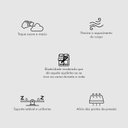 Ver mais imagens de Cama Box Solteiro com Pés em Madeira Maciça Pasquale Preto/Rústico/Branco