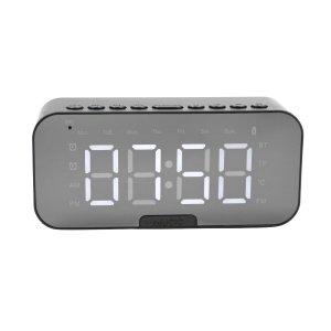 Relógio Despertador - Bluetooth Radio Usb Led:preto