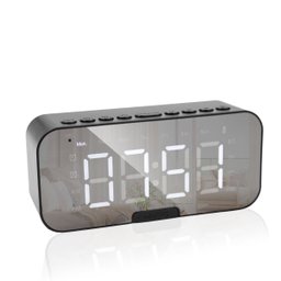 Relógio Despertador - Bluetooth Radio Usb Led:preto - 4