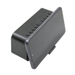 Relógio Despertador - Bluetooth Radio Usb Led:preto - 2