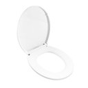 Ver imagem 2 de Assento Sanitário Polipropileno Universal Oval Soft Close Branco