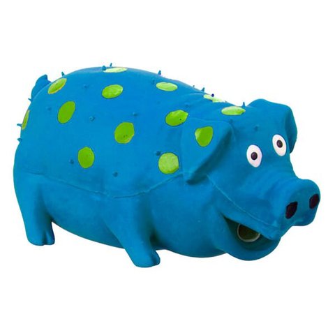 Brinquedo Pet Globlet Pig para cães Azul