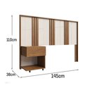 Ver imagem 4 de Cabeceira Sleep Movelove Cama Solteiro + Criado Suspenso