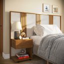 Ver imagem 1 de Cabeceira Sleep Movelove Cama Solteiro + Criado Suspenso
