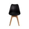 Cadeira Eames Eiffel Wood Leda Saarinen Design para Mesa de Jantar Sala Cozinha Escrivaninha - 2
