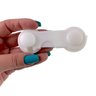 Kit com 8 Trava de Segurança Infantil Bebê para Porta de Armários Branca - 4