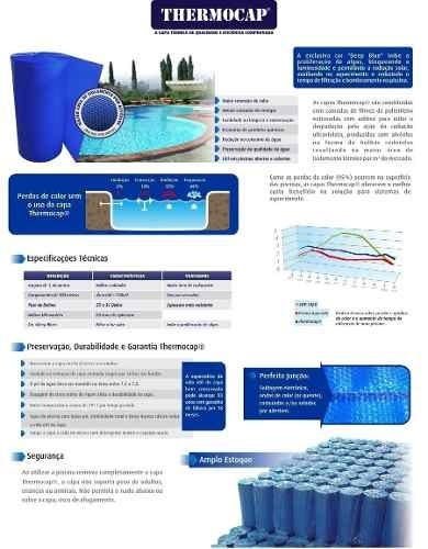 Capa Térmica 2,0x9,5 Bolha Flutuante para Piscina K39 - 4