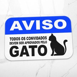 Tapete Decorativo Aprovados Pelo Gato - 5