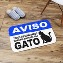 Ver imagem 3 de Tapete Decorativo Aprovados Pelo Gato