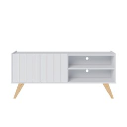 Rack para Tv até 50" Polegadas Space Branco Fosco Colibri Moveis - 6