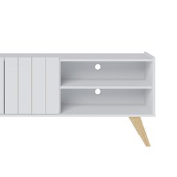Rack para Tv até 50" Polegadas Space Branco Fosco Colibri Moveis - 5