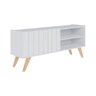 Rack para Tv até 50" Polegadas Space Branco Fosco Colibri Moveis - 7