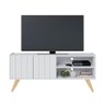 Rack para Tv até 50" Polegadas Space Branco Fosco Colibri Moveis - 4
