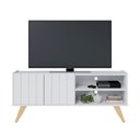 Ver imagem 4 de Rack para Tv até 50" Polegadas Space Branco Fosco Colibri Moveis
