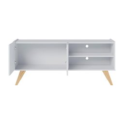 Rack para Tv até 50" Polegadas Space Branco Fosco Colibri Moveis - 2