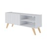 Rack para Tv até 50" Polegadas Space Branco Fosco Colibri Moveis - 8