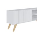 Ver imagem 3 de Rack para Tv até 50" Polegadas Space Branco Fosco Colibri Moveis