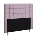 Ver imagem 2 de Cabeceira Estofada Espanha 160CM Queen Strass Suede Rose - D A DECOR