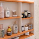 Ver imagem 3 de Espelheira Armário de Banheiro Suspenso com Porta e Nichos Espelho Organizadora Aqua - Off White/ Ci