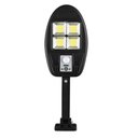 Ver imagem 1 de Luminaria Solar Led Parede Poste Sensor 3 Modos de Proximidade Externo