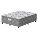Ver imagem 2 de Conjunto Box Casal Mola Ensacada Prodormir Outback New Cinza