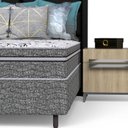 Ver imagem 6 de Conjunto Box Casal Mola Ensacada Prodormir Outback New Cinza