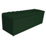Kit Cabeceira e Calçadeira Liverpool 160 cm Queen Size Suede Verde - Doce Sonho Móveis - 3