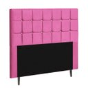 Ver imagem 2 de Cabeceira Estofada Espanha 140CM Casal Strass Courino Pink - D A DECOR