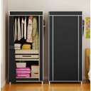 Ver imagem 3 de Guarda Roupa Closet Dobrável Organizador com Capa de Tecido