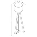 Ver imagem 2 de Luminária Classic Off White/Nature - Tebarrot